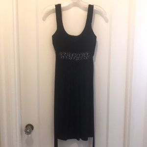 Jeweled empire waist dress